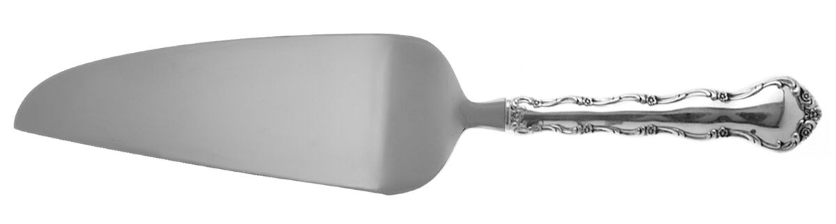 Tara (Sterling, 1955, No Monograms) Pie and Cake Server with Stainless Blade HC by Reed & Barton-1