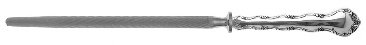 Tara (Sterling, 1955, No Monograms) Sharpener Knife with Steel Rod HC by Reed & Barton-1