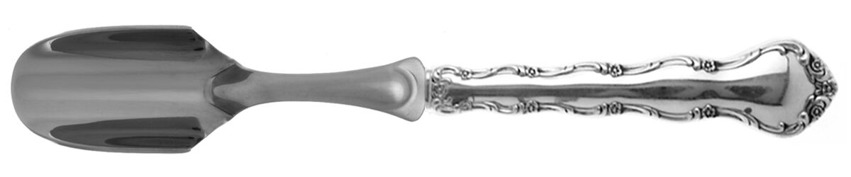 Tara (Sterling, 1955, No Monograms) Cheese Scoop with Stainless Scoop HC by Reed & Barton-1