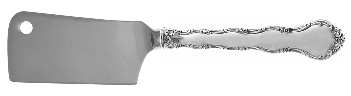 Tara (Sterling, 1955, No Monograms) Cheese Cleaver with Stainless Blade HC by Reed & Barton-1