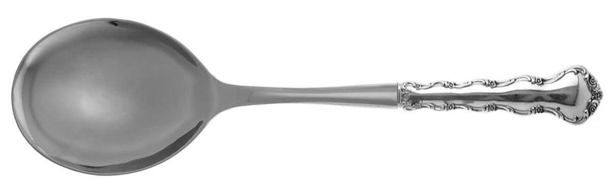 Tara (Sterling, 1955, No Monograms) Casserole Spoon with Smooth Stainless Bowl HC by Reed & Barton-1