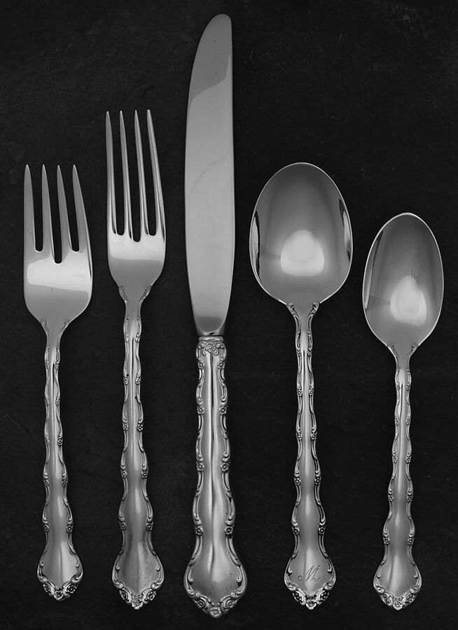 Tara (Sterling, 1955, No Monograms) 40 Piece Estate Set by Reed & Barton-1