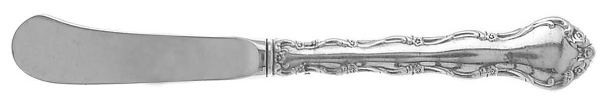 Tara (Sterling, 1955, No Monograms) Butter Spreader Hollow Hdl-Paddle/Stainless Blade by Reed & Barton-1