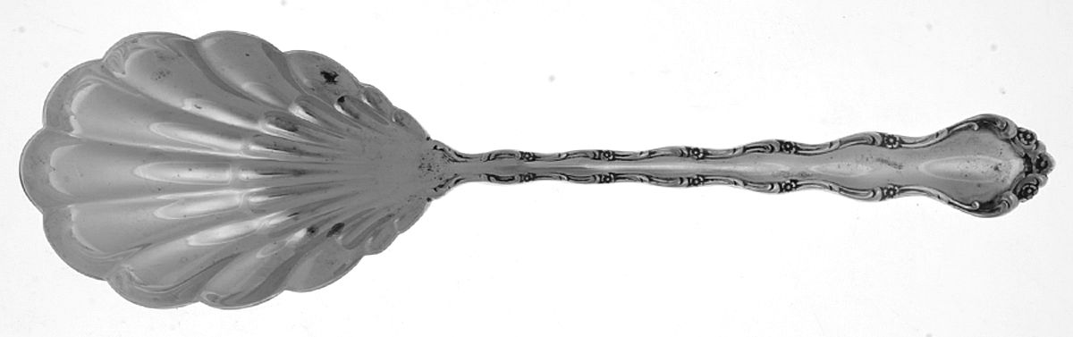 Tara (Sterling, 1955, No Monograms) Solid Salad Serving Spoon by Reed & Barton-1