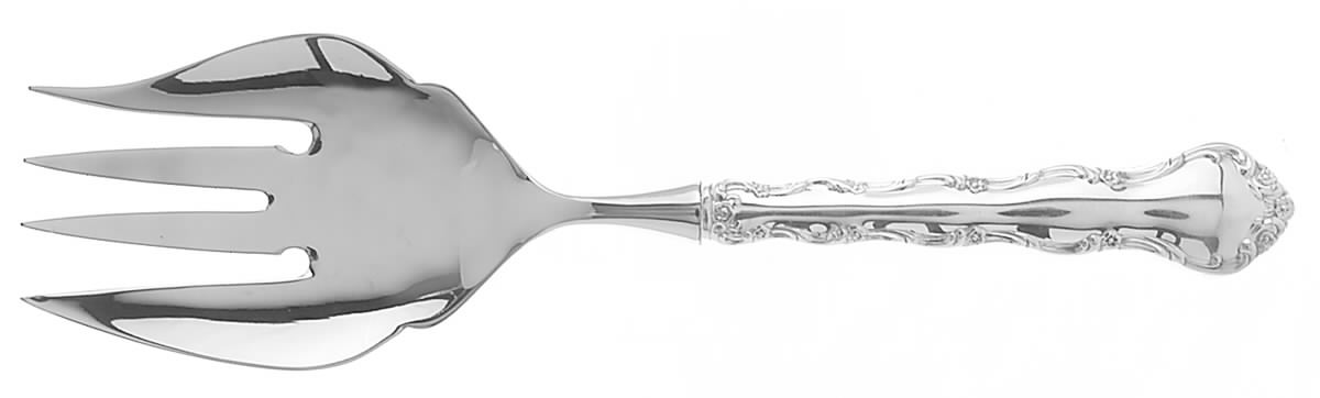 Tara (Sterling, 1955, No Monograms) Serving Fork with Stainless Tines by Reed & Barton-1