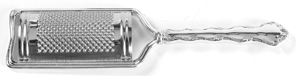 Tara (Sterling, 1955, No Monograms) Cheese Grater with Hollow Handle, Stainless Grater by Reed & Barton-1