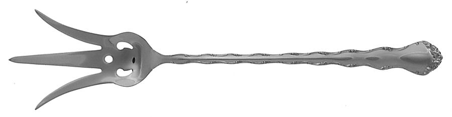 Tara (Sterling, 1955, No Monograms) Large Lettuce Serving Fork by Reed & Barton-1