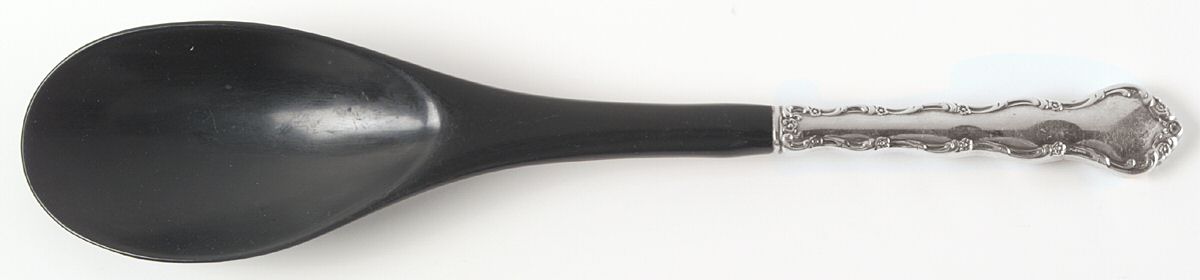 Tara (Sterling, 1955, No Monograms) Salad Serving Spoon with Plastic Bowl by Reed & Barton-1