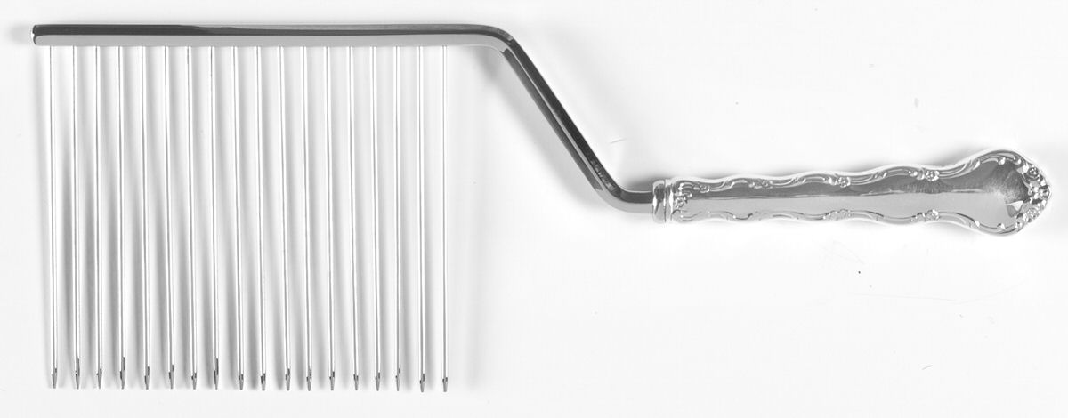 Tara (Sterling, 1955, No Monograms) Cake Breaker with Stainless Prongs by Reed & Barton-1
