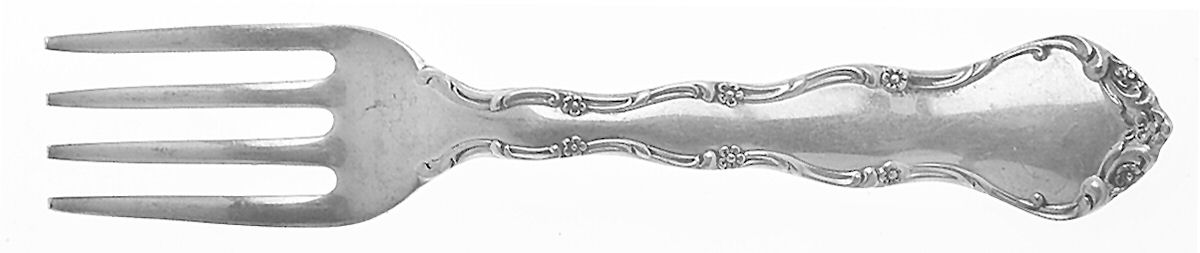 Tara (Sterling, 1955, No Monograms) Baby Fork by Reed & Barton-1