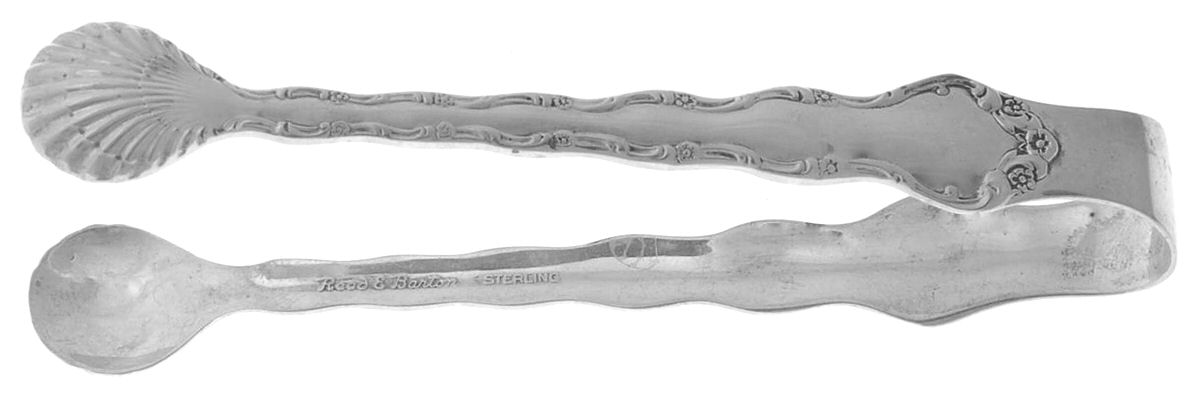 Tara (Sterling, 1955, No Monograms) Sugar Tongs by Reed & Barton-1