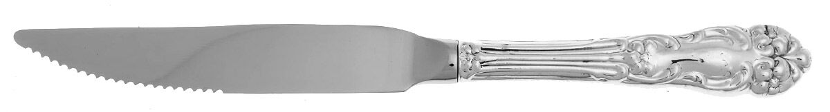 Tiger Lily (Silverplate, 1901) Steak Knife Individual Hollow, Serrate HC by Reed & Barton-1