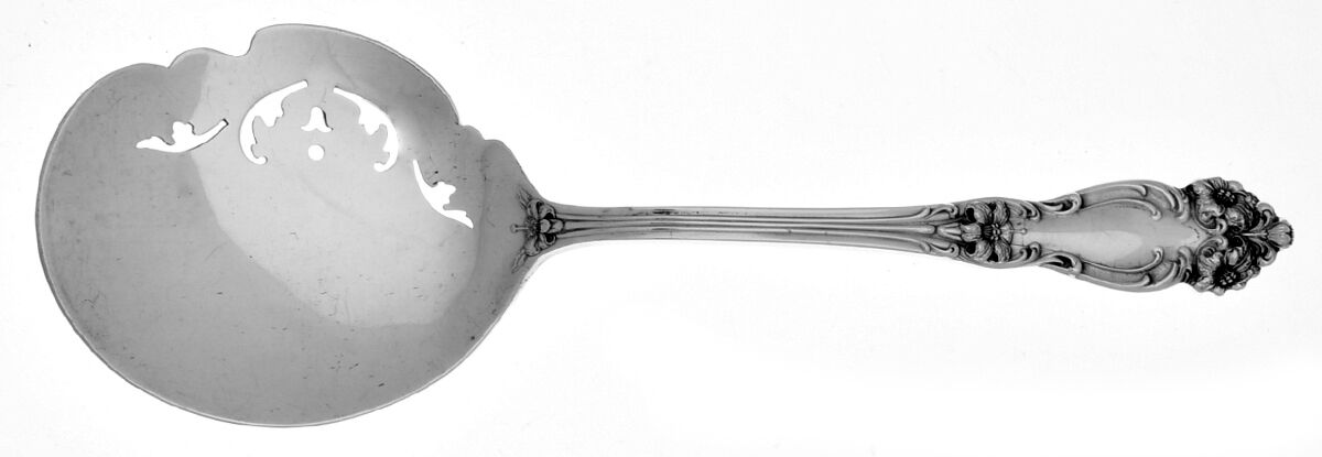 Tiger Lily (Silverplate, 1901) Tomato Server, Solid Piece by Reed & Barton-1