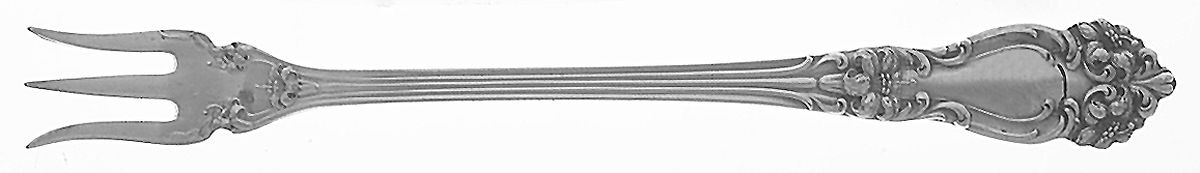 Tiger Lily (Silverplate, 1901) Cocktail/Seafood Fork by Reed & Barton-1