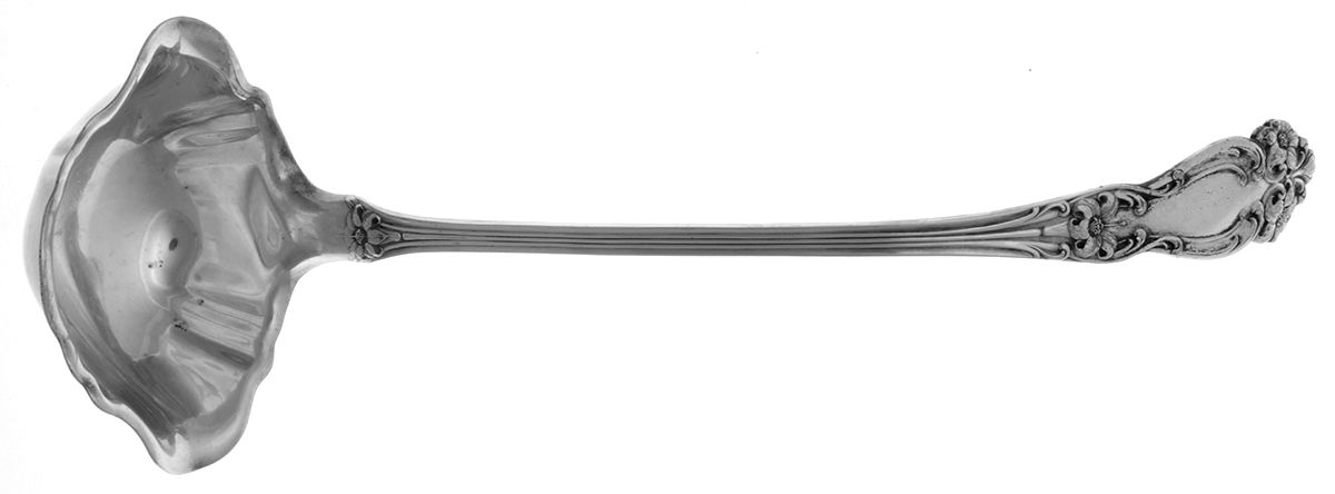 Tiger Lily (Silverplate, 1901) Punch Ladle Solid Piece by Reed & Barton-1