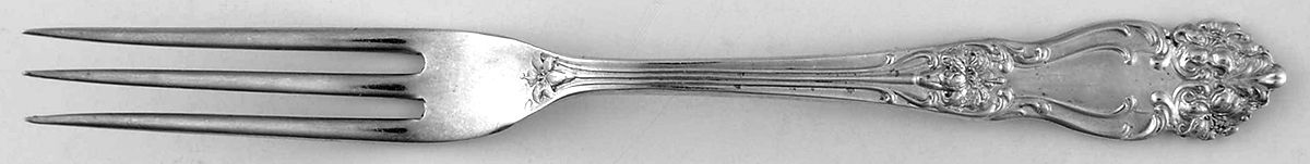 Tiger Lily (Silverplate, 1901) Individual Berry Fork by Reed & Barton-1