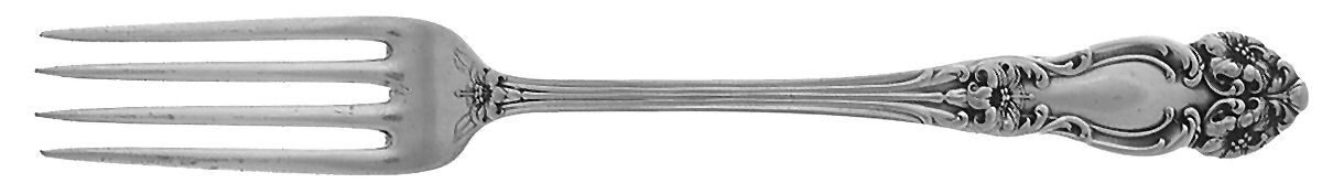 Tiger Lily (Silverplate, 1901) Youth Fork by Reed & Barton-1