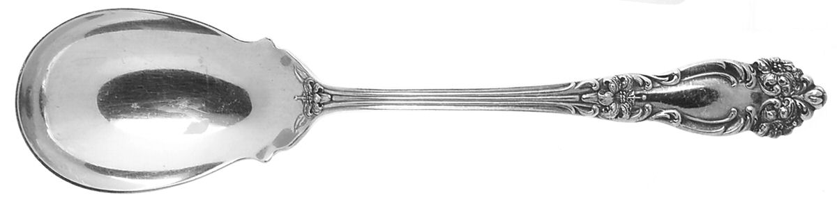Tiger Lily (Silverplate, 1901) Preserve Spoon by Reed & Barton-1