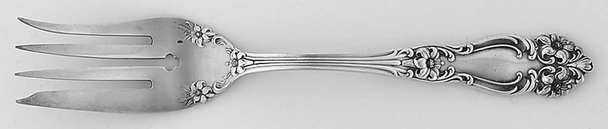 Tiger Lily (Silverplate, 1901) Individual Solid Fish Fork by Reed & Barton-1