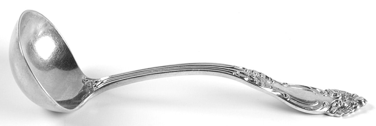 Tiger Lily (Silverplate, 1901) Solid Piece Cream Ladle by Reed & Barton-1
