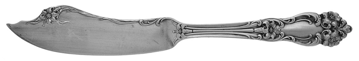 Tiger Lily (Silverplate, 1901) Flat Handle Master Butter Knife by Reed & Barton-1