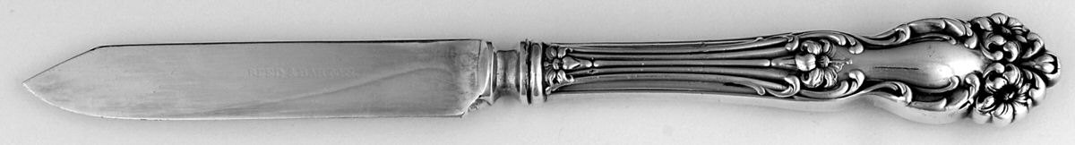 Tiger Lily (Silverplate, 1901) Individual Fruit Knife with Silverplate Blade by Reed & Barton-1