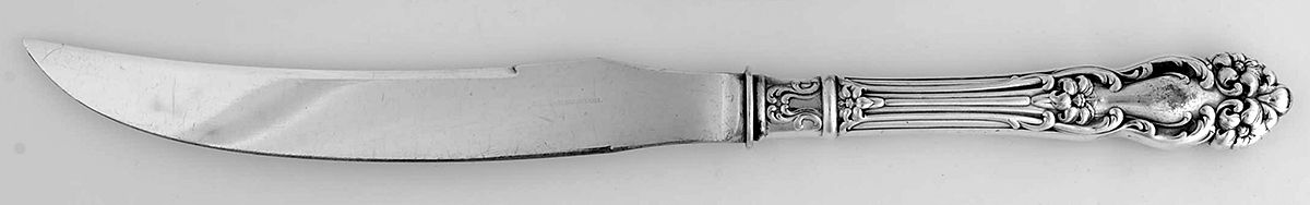 Tiger Lily (Silverplate, 1901) Small Steak Carving Knife, Silverplate Blade by Reed & Barton-1