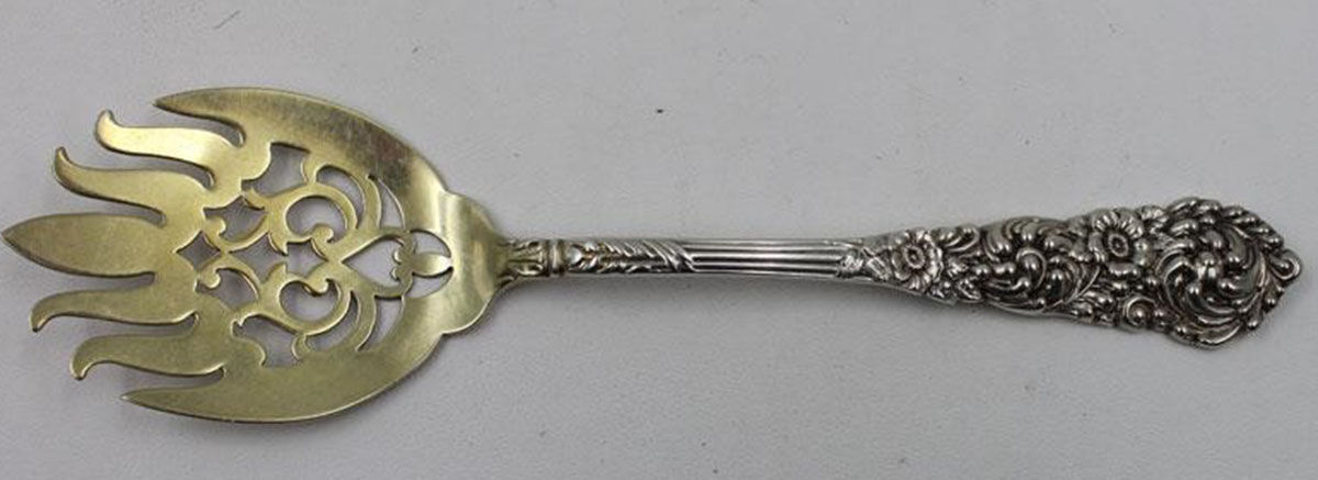 Trajan (Sterling, 1892) Large Cucumber Server by Reed & Barton-1