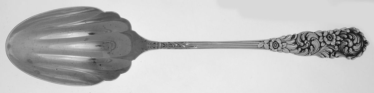 Trajan (Sterling, 1892) Gravy/Dressing Spoon with Button by Reed & Barton-1