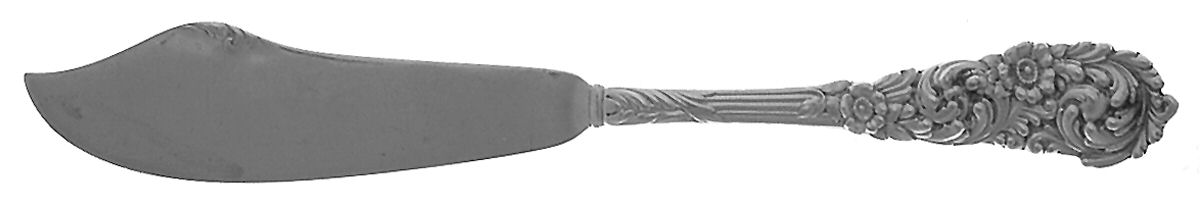 Trajan (Sterling, 1892) Flat Handle Master Butter Knife by Reed & Barton-1