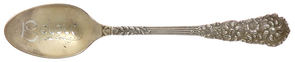 Trajan (Sterling, 1892) Souvenir Spoon (Five O'Clock) by Reed & Barton-1
