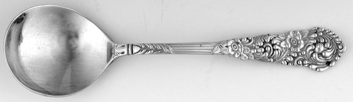 Trajan (Sterling, 1892) Large Round Bowl Soup Spoon (Bouillon) by Reed & Barton-1
