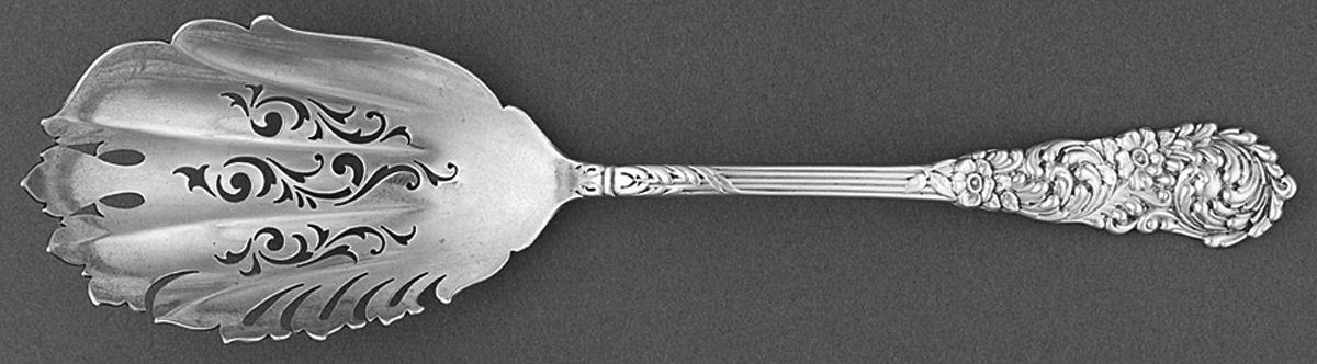 Trajan (Sterling, 1892) Macaroni Serving Spoon by Reed & Barton-1