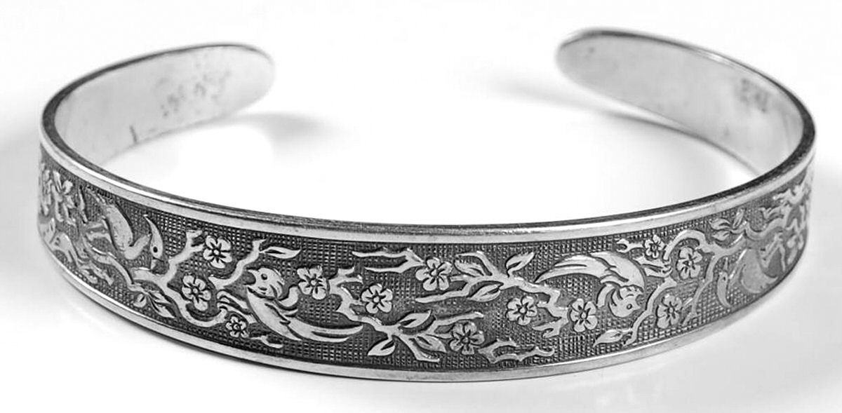 Tree of Life (Sterling, 1974) Sterling Bracelet by Reed & Barton-1