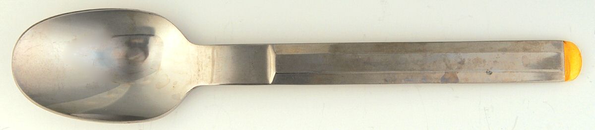 Tuxedo (Stainless, Gold Accent) Place/Oval Soup Spoon by Reed & Barton-1