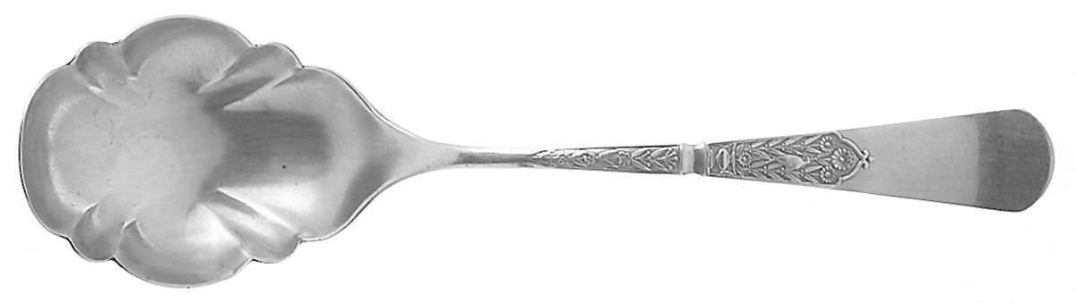 Unique (Silverplate, 1879) Solid Shell Casserole Spoon by Reed & Barton-1