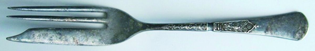 Unique (Silverplate, 1879) Pastry Fork by Reed & Barton-1