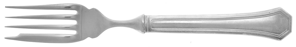 Vassar (Silverplate, 1914) Individual Hollow Fish Fork, Stainless Tines by Reed & Barton-1