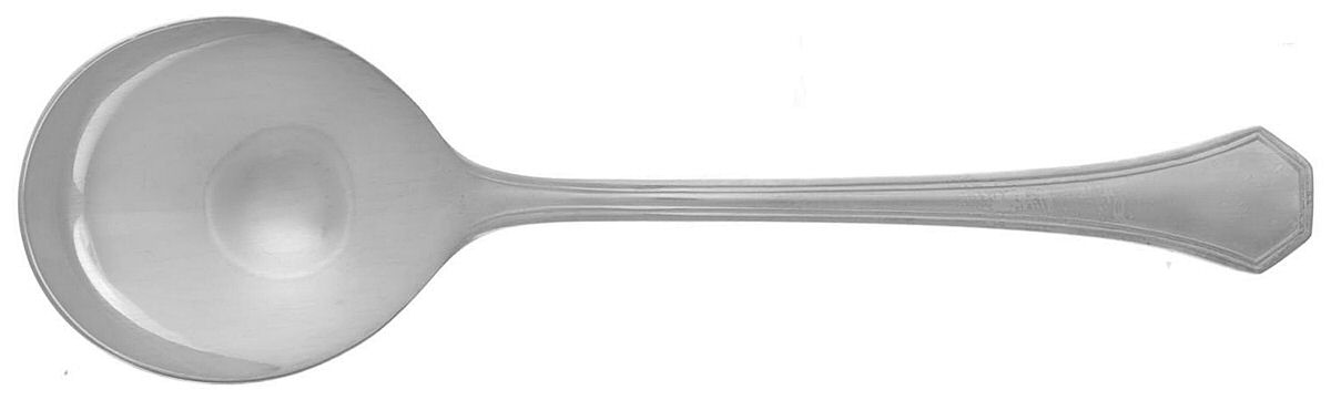 Vassar (Silverplate, 1914) Round Bowl Soup Spoon (Bouillon) by Reed & Barton-1
