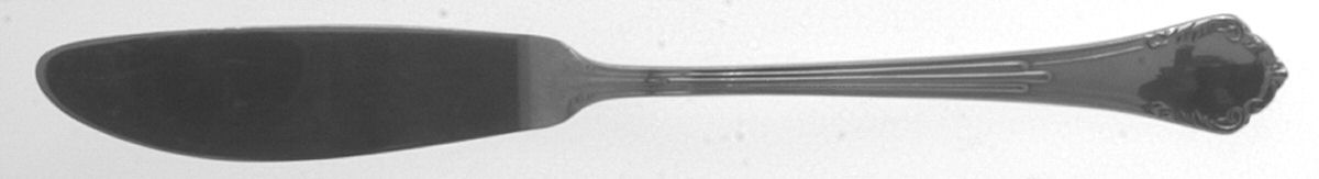 Vauxhall (Stainless) Flat Handle Master Butter Knife by Reed & Barton-1