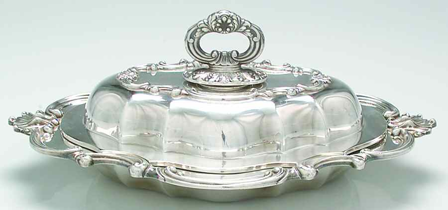 Victorian (Silverplate, Hollowware) Double Vegetable Bowl by Reed & Barton-1