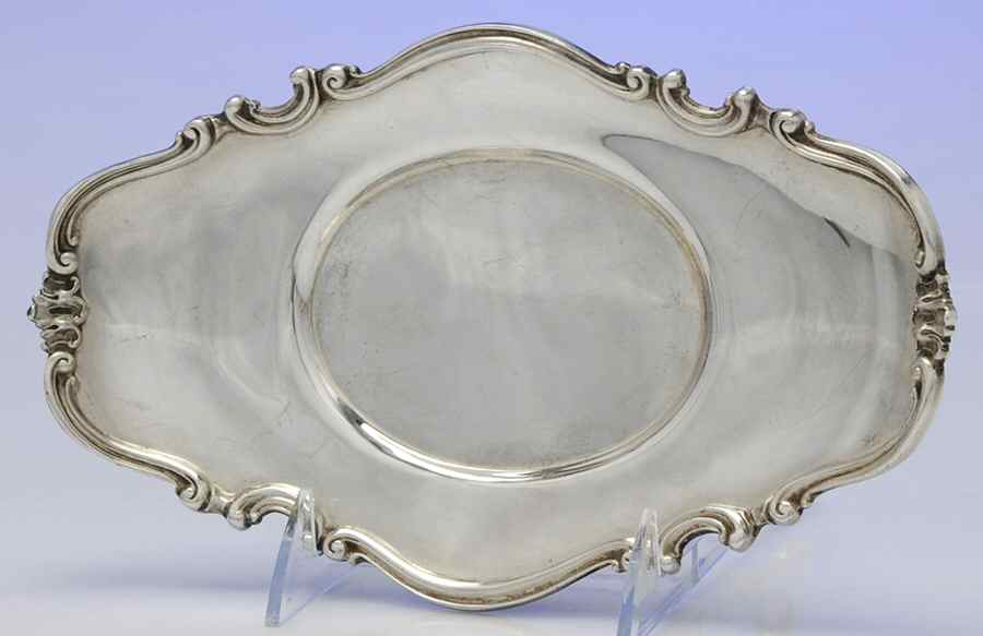 Victorian (Silverplate, Hollowware) Underplate for Gravy Boat by Reed & Barton-1
