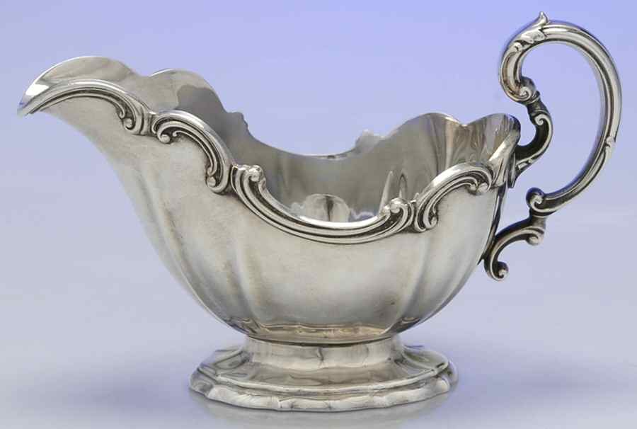 Victorian (Silverplate, Hollowware) Gravy Boat No Underplate by Reed & Barton-1