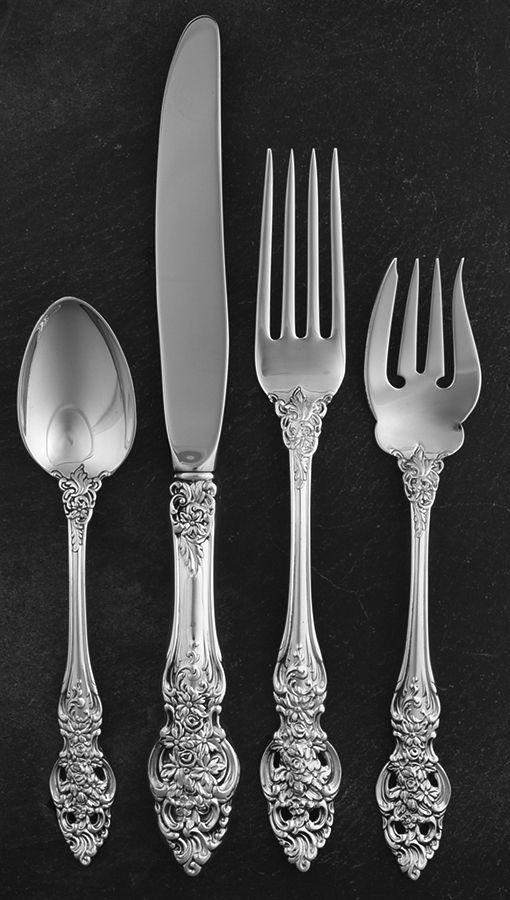 Vienna (Sterling, 1970) 4 Piece Place Size Setting by Reed & Barton-1