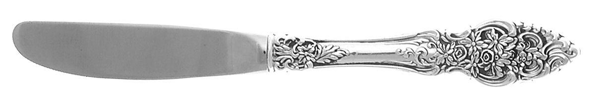 Vienna (Sterling, 1970) Modern Hollow Butter Spreader (Stainless) by Reed & Barton-1