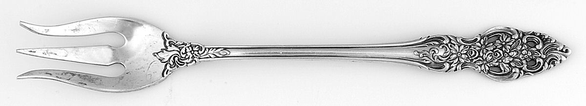 Vienna (Sterling, 1970) Short Handle Pickle/Olive Fork by Reed & Barton-1