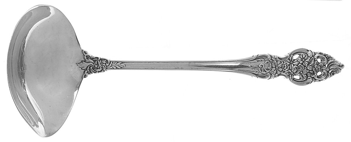 Vienna (Sterling, 1970) Solid Piece Cream Ladle by Reed & Barton-1