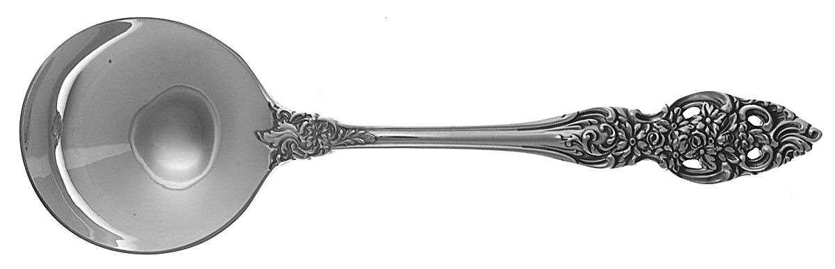 Vienna (Sterling, 1970) Round Bowl Soup Spoon (Cream Soup) by Reed & Barton-1