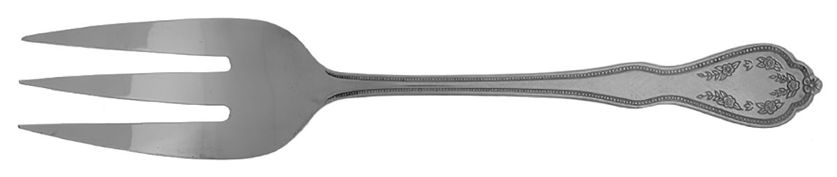 Virginia (Stainless) Medium Solid Cold Meat Serving Fork by Reed & Barton-1