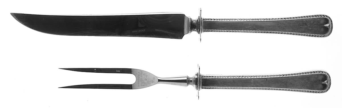 Wakefield (Sterling, 1925) Small Stainless Blade 2-Piece Steak Carving Set by Reed & Barton-1